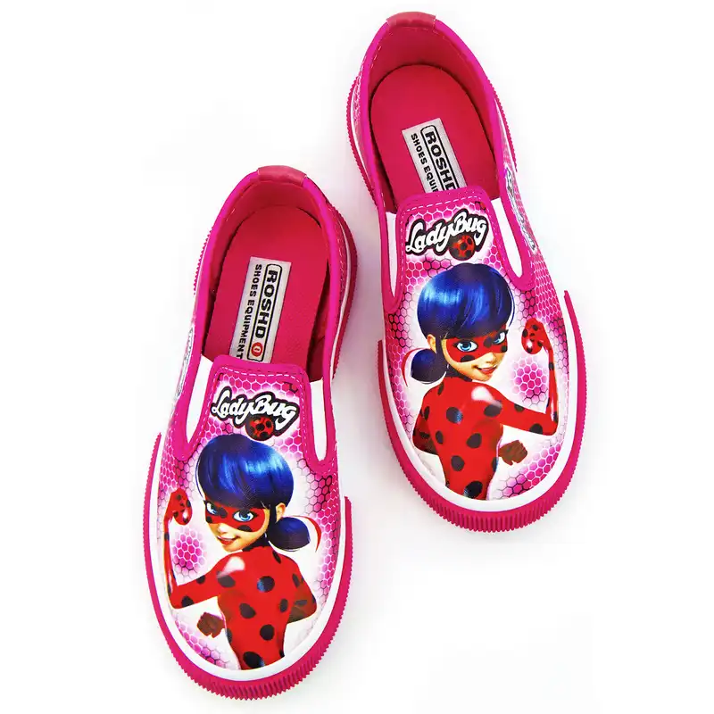 کفش دخترانه رشد طرح دختر کفشدوزکی