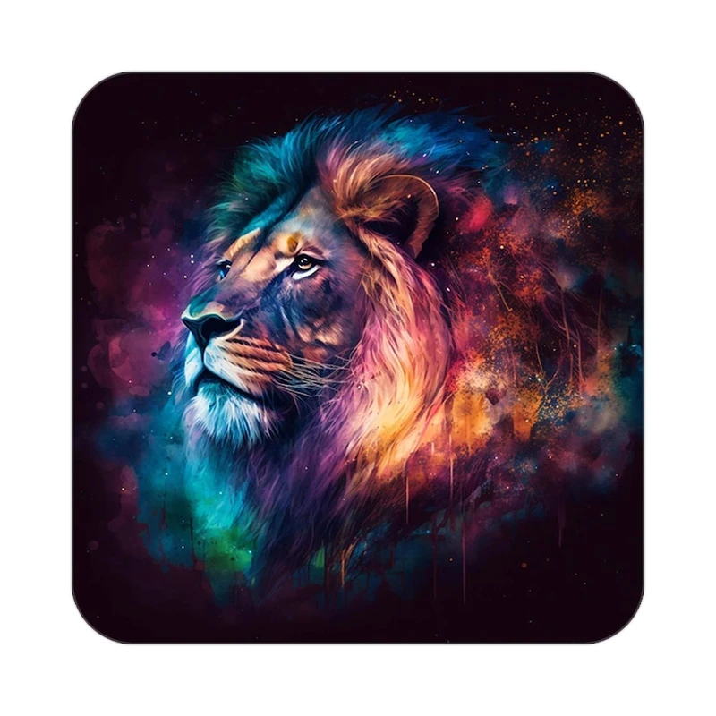 زیر لیوانی کاکتی طرح شیر مدل mp23930