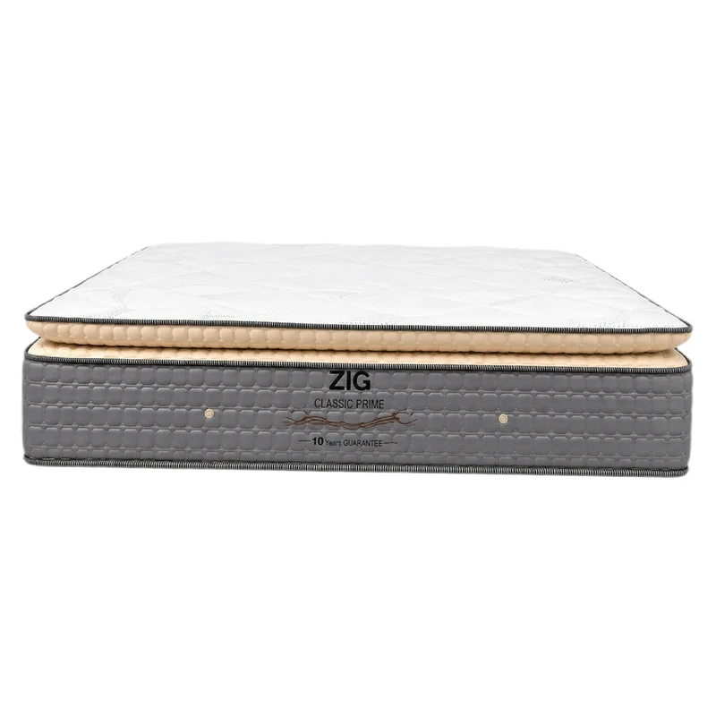 تشک طبی فنری زیگ مدل classic prim دو نفره سایز 200×160 سانتی متر