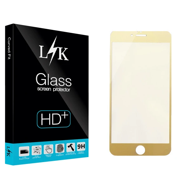محافظ صفحه نمایش ال کی مدل Hard glass مناسب برای گوشی موبایل اپل iPhone 6 Plus