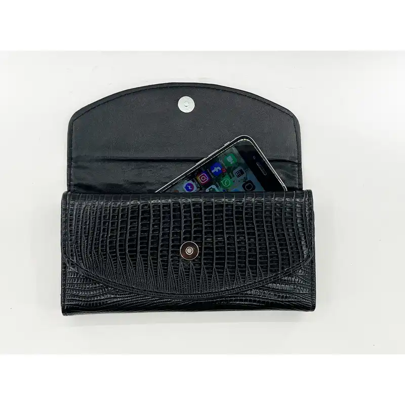 کیف پول زنانه مدل دو لبه نیم گرد کد KZD-055