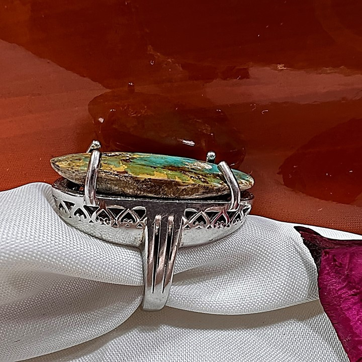 انگشتر نقره زنانه مدل فیروزه کد glsr-24900