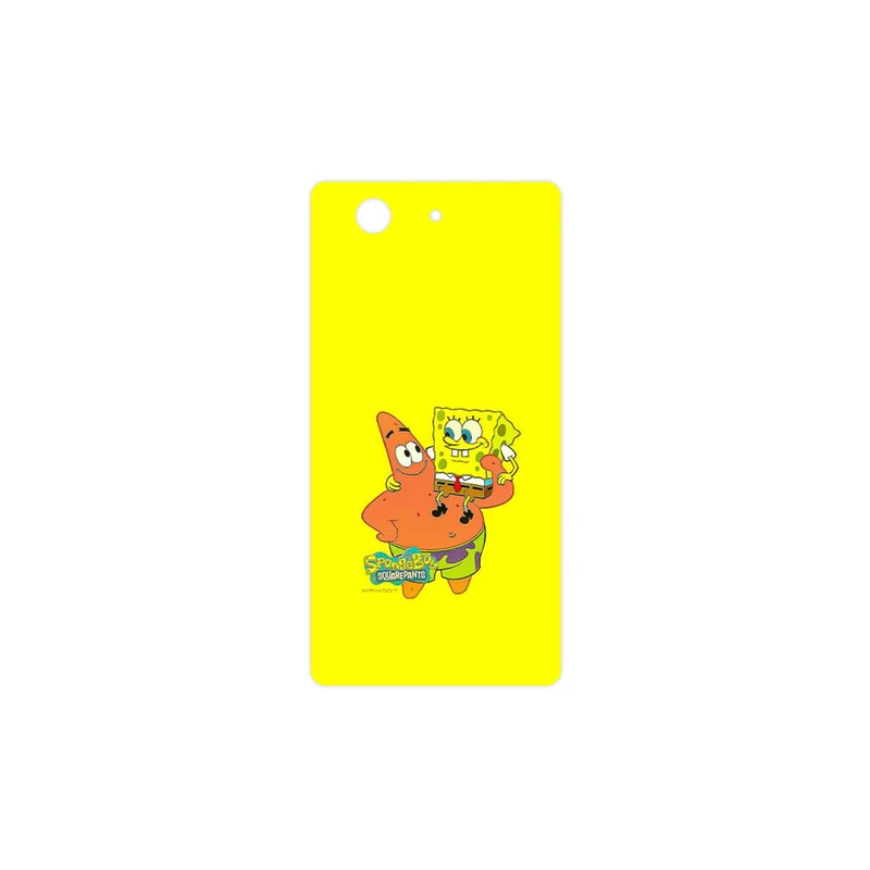 برچسب پوششی ماهوت مدل SpongeBob SquarePants مناسب برای گوشی موبایل سونی Xperia Z3 Compact