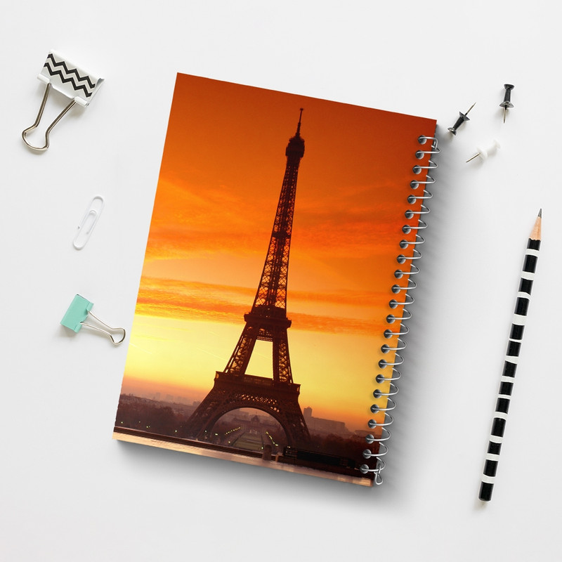دفتر مشق 50 برگ خندالو طرح برج ایفل کد F463