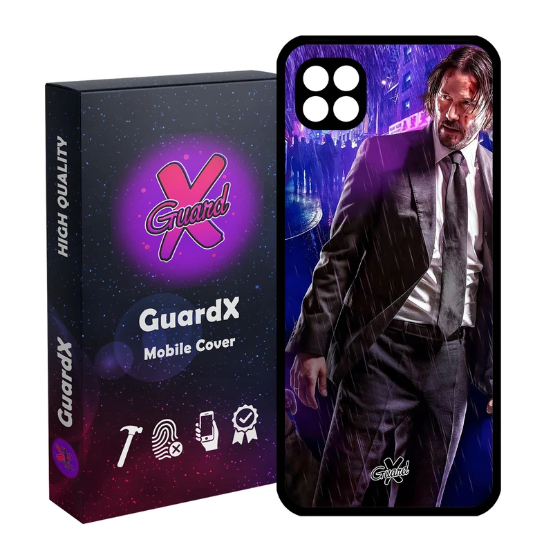 کاور گارد ایکس طرح John Wick مدل Glass10124 مناسب برای گوشی موبایل سامسونگ Galaxy A22 5G