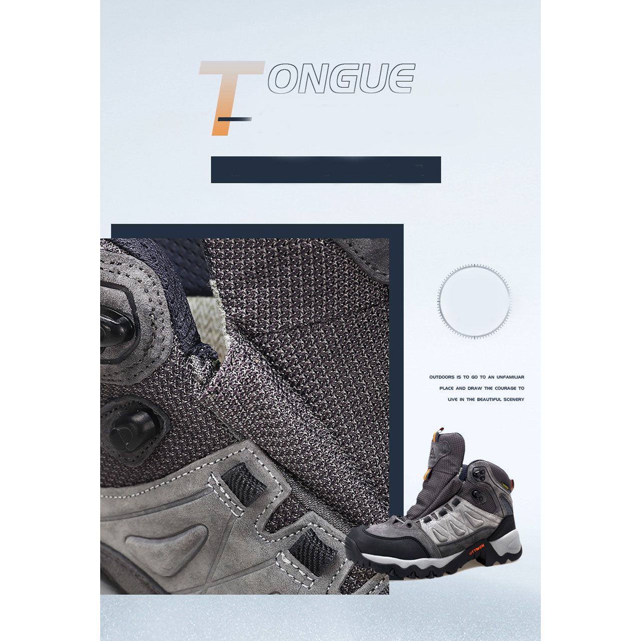 کفش کوهنوردی زنانه هامتو مدل 230270B-2 - - 4