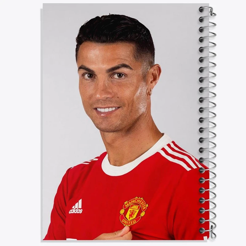 دفتر مشق 50 برگ خندالو مدل کریستیانو رونالدو کد 13912