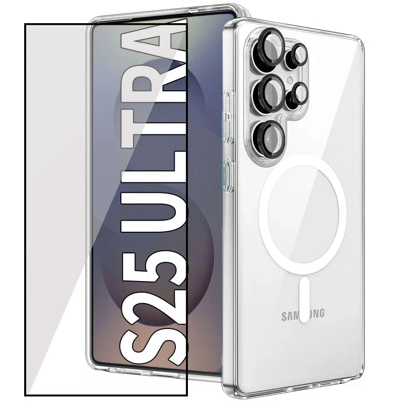 کاور مسیر مدل Prime ProtectA مناسب برای گوشی موبایل سامسونگ Galaxy S25 Ultra به همراه محافظ صفحه نمایش و محافظ لنز