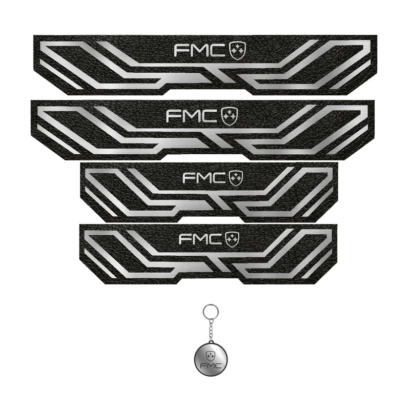 برچسب پارکابی خودرو مهدیار کد PKA 2078 مناسب برای اف ام سی مجموعه 4 عددی به همراه جاکلیدی