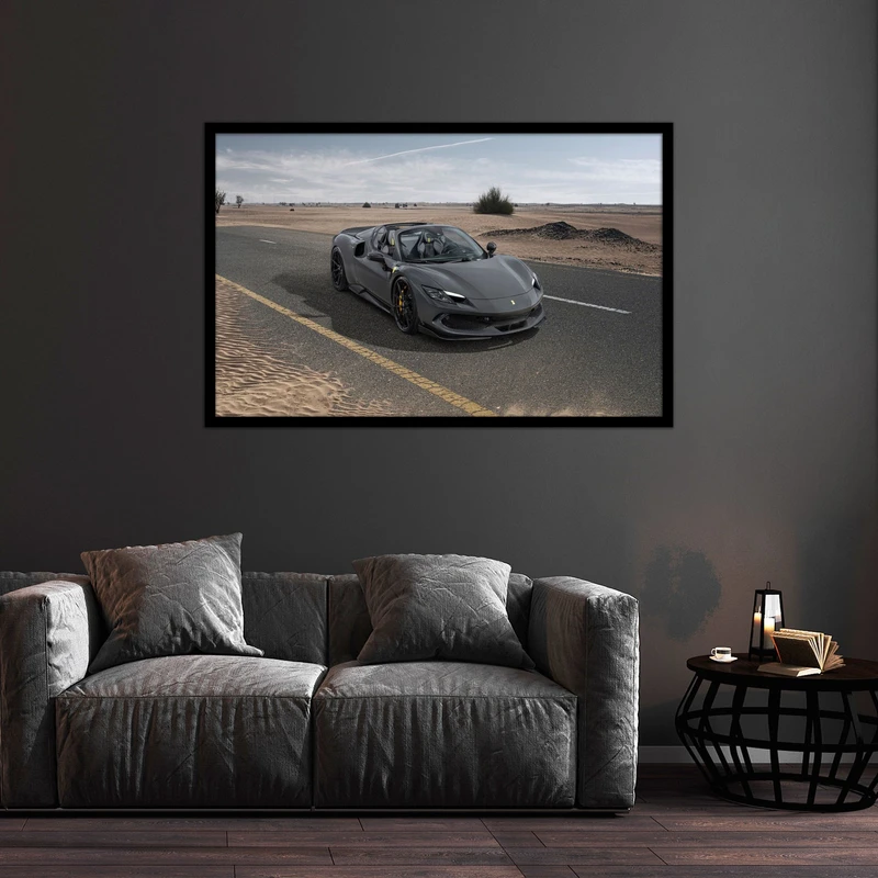 تابلو بکلیت طرح ماشین اسپرت مدل B-bu1198