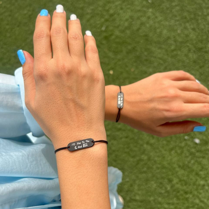 دستبند مدل دوستی طرح دوستت دارم مجموعه 2 عددی دستبند مدل دوستی طرح دوستت دارم مجموعه 2 عددی