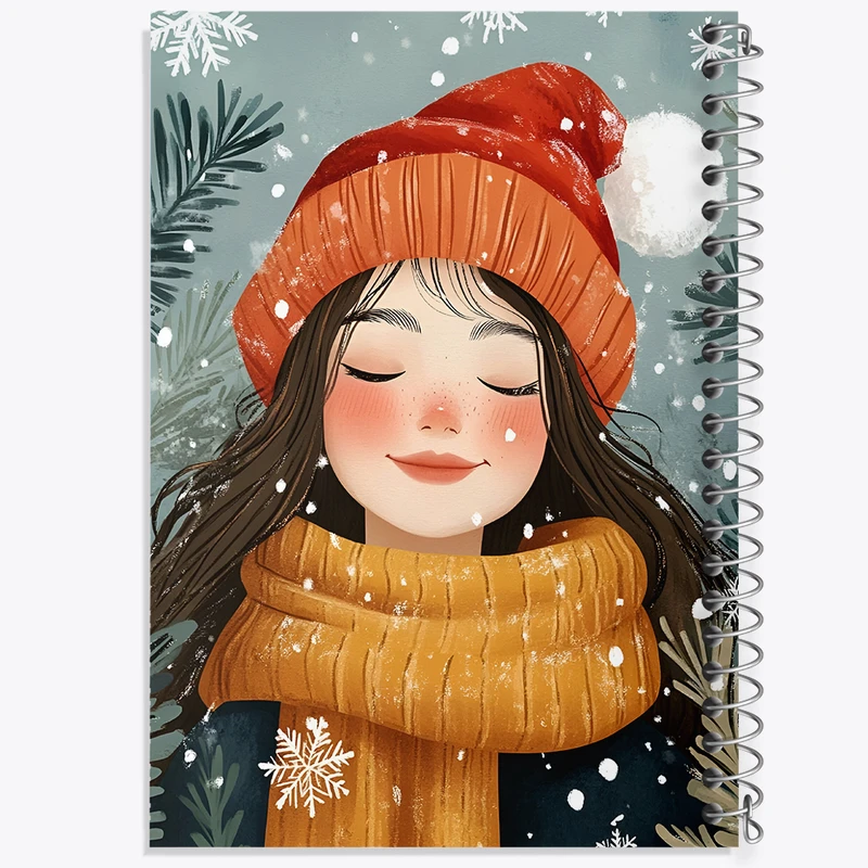 دفتر شطرنجی 50 برگ خندالو طرح دخترانه کد F8369