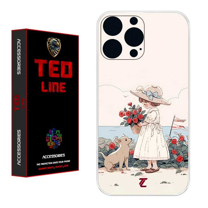 کاور تدلاین طرح دختر کد 1208 مناسب برای گوشی موبایل اپل Iphone 12 Pro Max