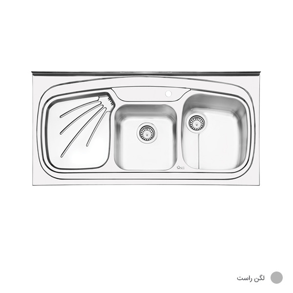 سینک ظرفشویی ایلیا استیل مدل 1013 روکار