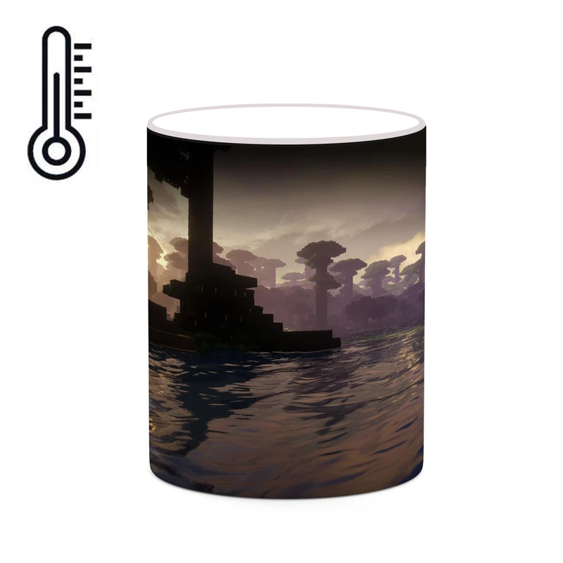 ماگ حرارتی کاکتی طرح ماینکرافت minecraft مدل mgh41455