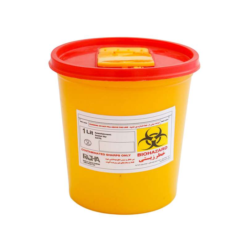 سیفتی باکس رحا مدل R1000 ظرفیت 1000 میلی لیتر بسته 20 عددی