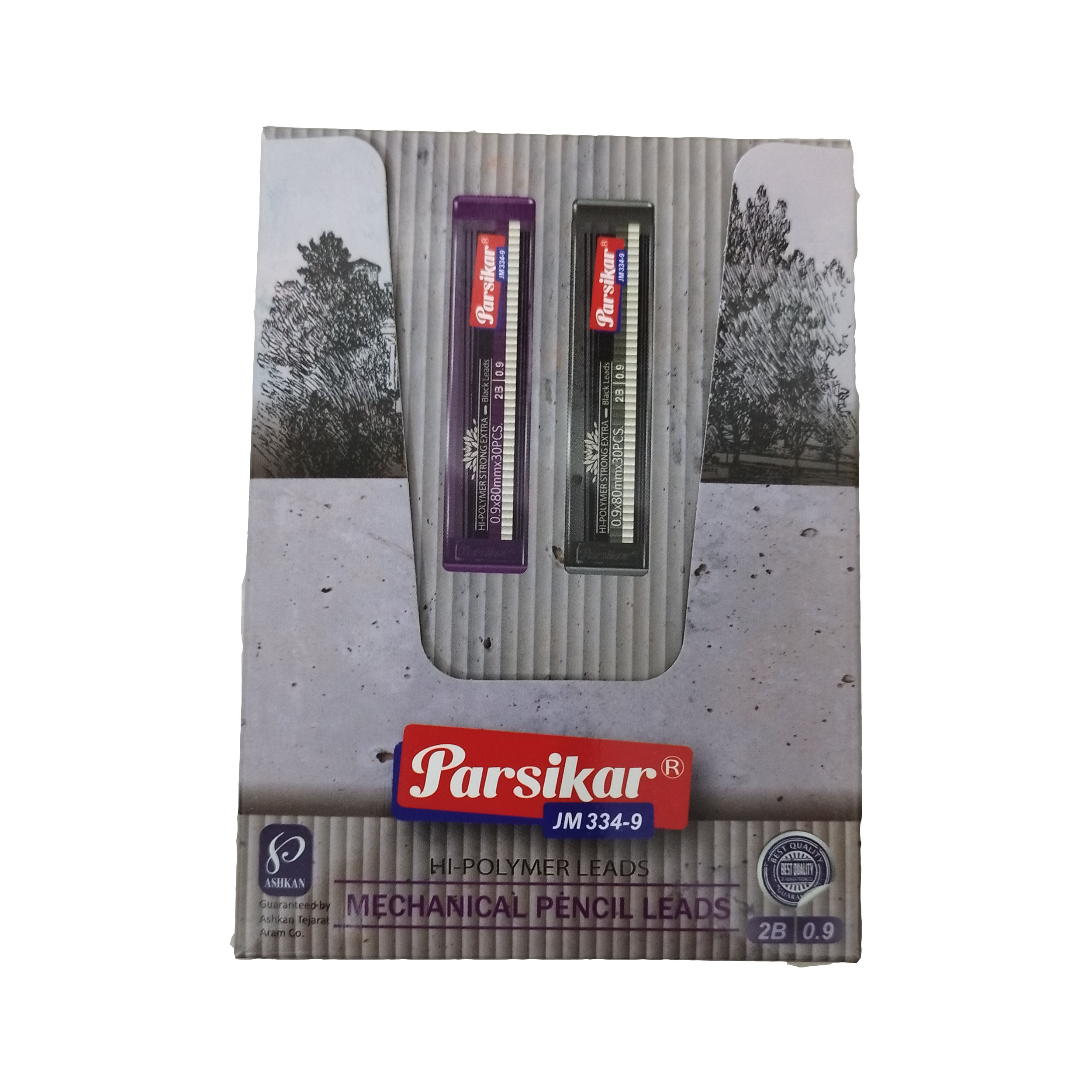 نوک مداد نوکی 0.9 میلی متری پارسیکار مدل jm334 بسته 12 عددی