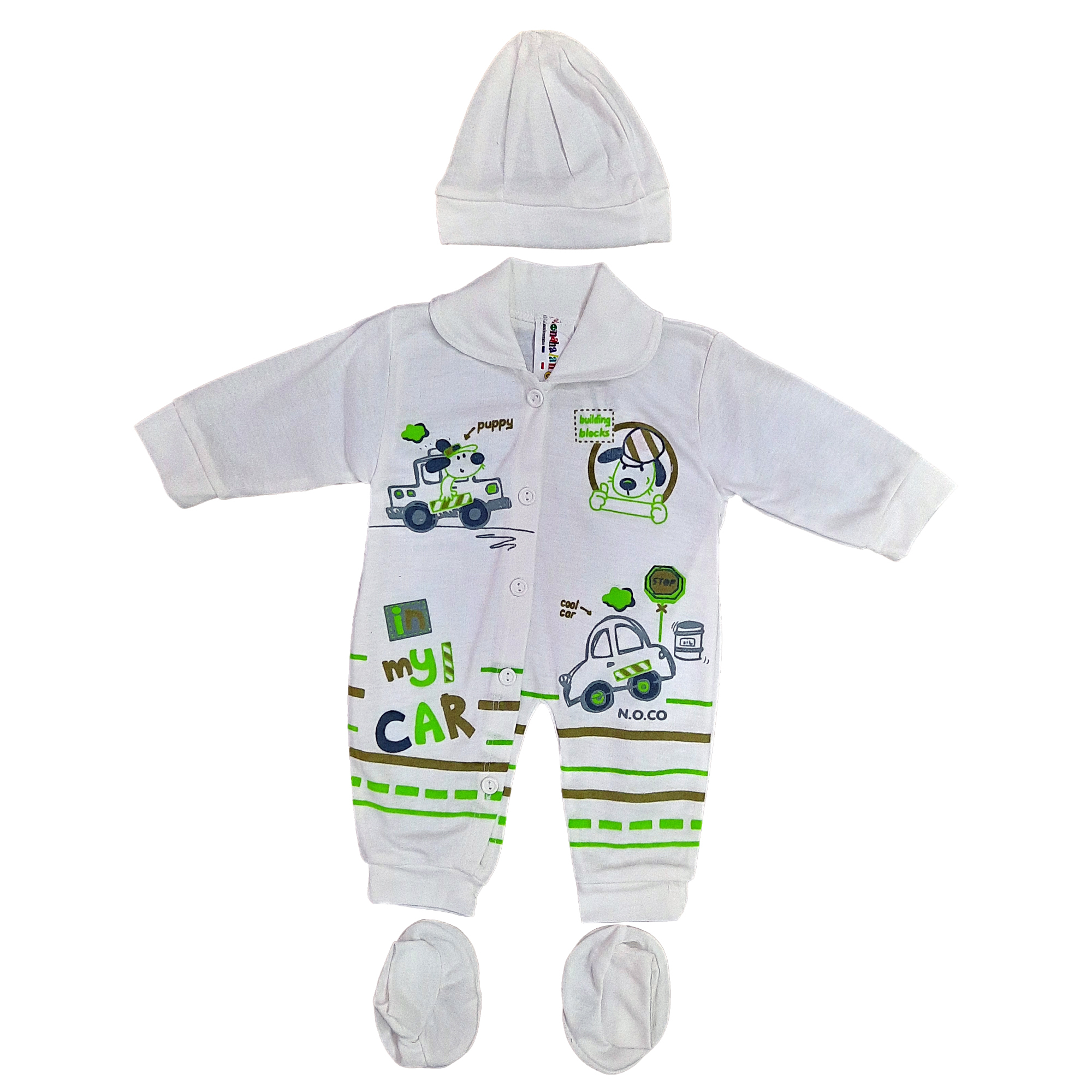 ست 3 تکه لباس نوزادی مدل N703