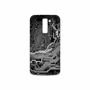 MAHOOT Black Printed Circuit Board Cover Sticker for LG K10