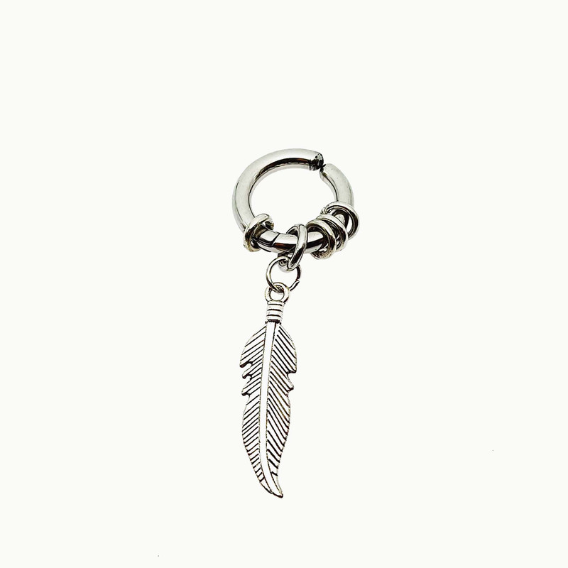 پیرسینگ گوش طرح پر مدل 562PRMZ پیرسینگ گوش طرح پر مدل 562PRMZ