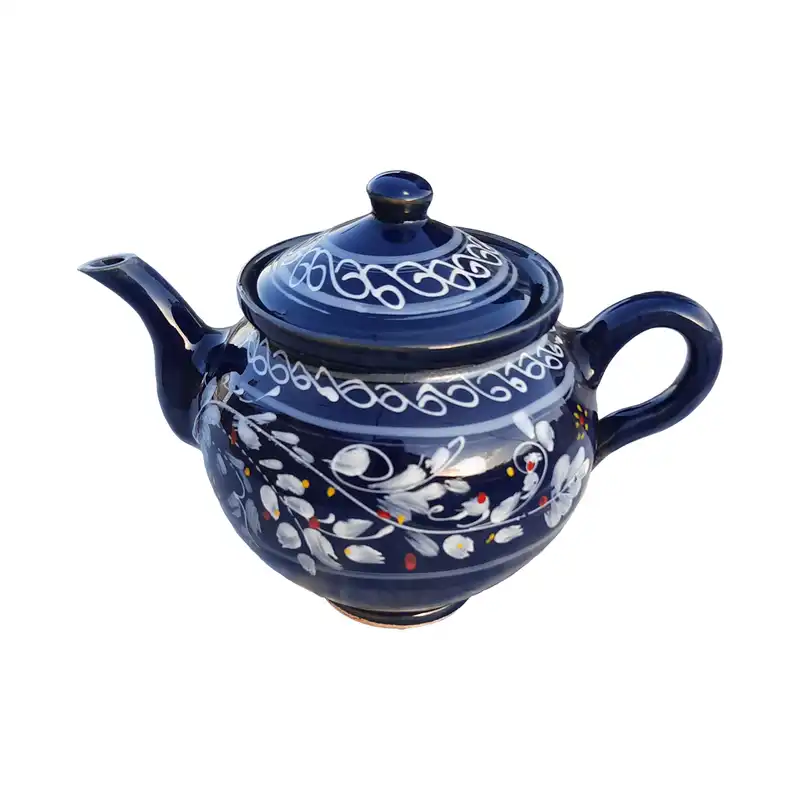 قوری سفالی مدل نقاشی کد 44