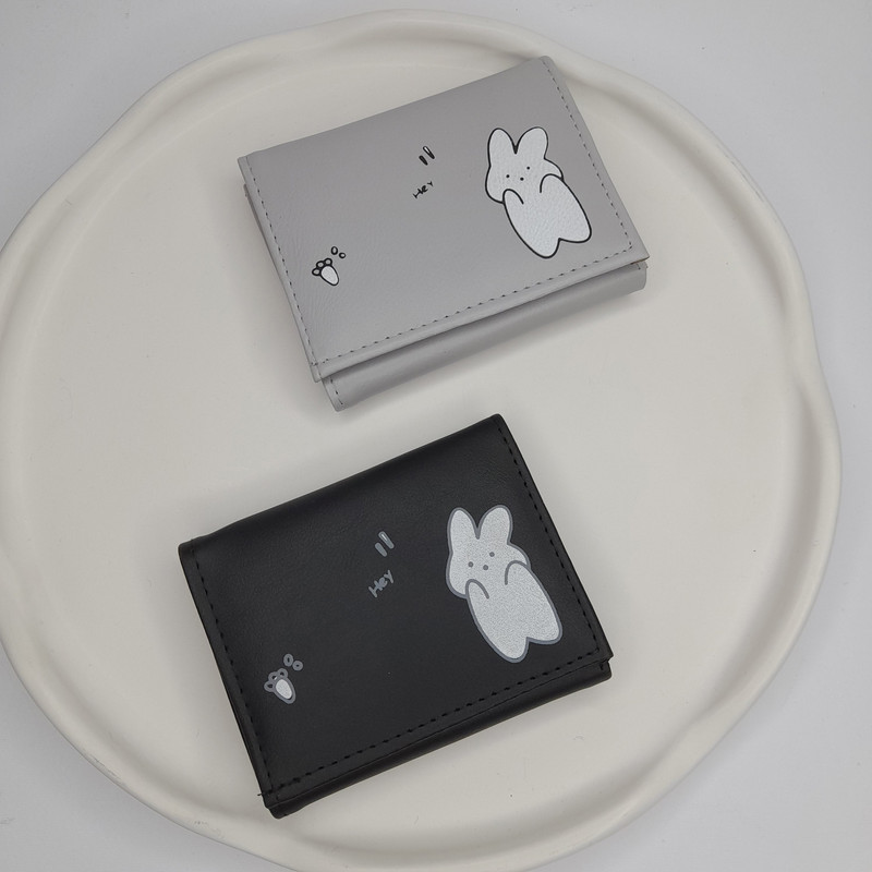 کیف پول زنانه مدل چاپ خرگوش کد 011