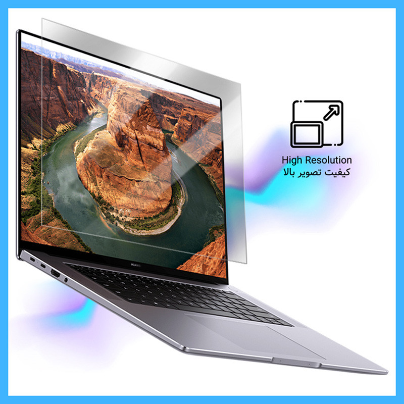 محافظ صفحه نمایش شفاف تکنو مدل Resistant مناسب برای لپ تاپ اپل macbook air 15 2024 m3
