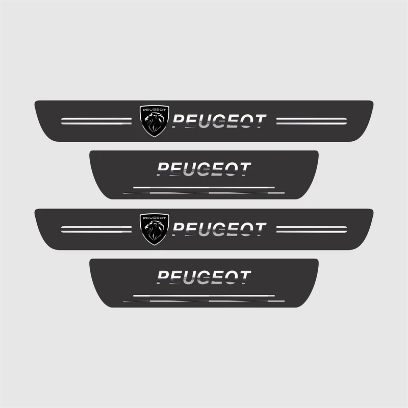 برچسب پارکابی خودرو کد S200 مناسب برای پژو 207 مجموعه 4 عددی