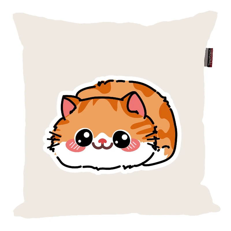 کوسن پاد آفرین مدل فانتزی طرح گربه کیوت کد P365