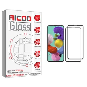 ricoo +HD Screen Protector For Samsung Galaxy A51 Pack Of 2