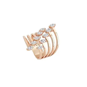 انگشتر طلا 18 عیار زنانه آراقیراتیس مدل مارکیز کد Ara0500