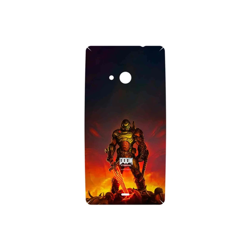 برچسب پوششی ماهوت مدل DOOM Game Series مناسب برای گوشی موبایل مایکروسافت Lumia 535