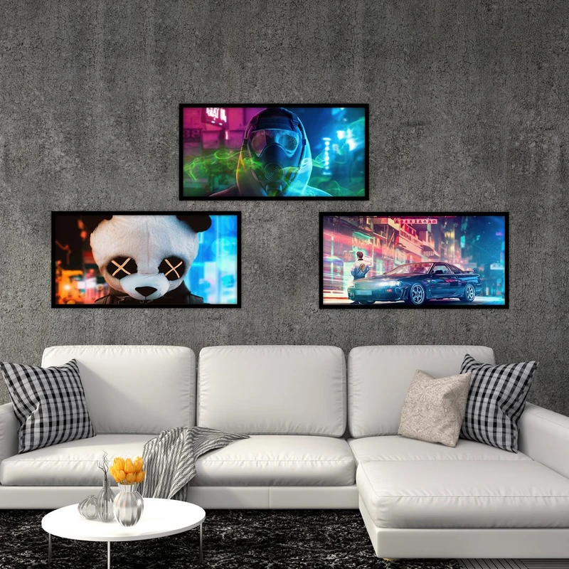 تابلو بکلیت طرح فانتزی مدرن مدل B-558 مجموعه 3 عددی