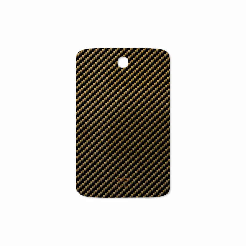 برچسب پوششی ماهوت مدل Glossy-Brown-Fiber مناسب برای تبلت سامسونگ Galaxy Note 8.0 2013 N5100