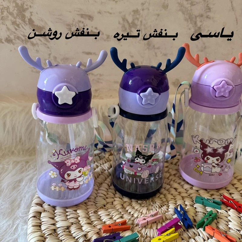 عکس شماره 2 : قمقمه کودک مدل گوزنی کرومی گنجایش 0.5 لیتر