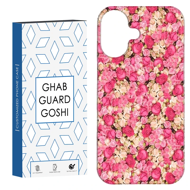 کاور قاب گارد گوشی طرح گل کد Dimo-513 مناسب برای گوشی اپل Iphone 16     