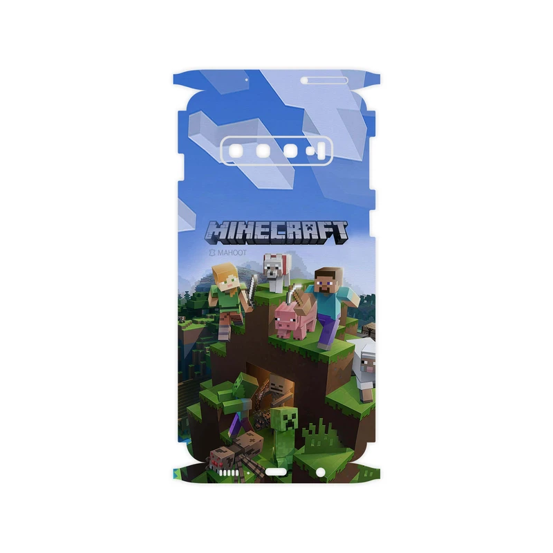 برچسب پوششی ماهوت مدل Minecraft-Game-FullSkin مناسب برای گوشی موبایل سامسونگ Galaxy S10