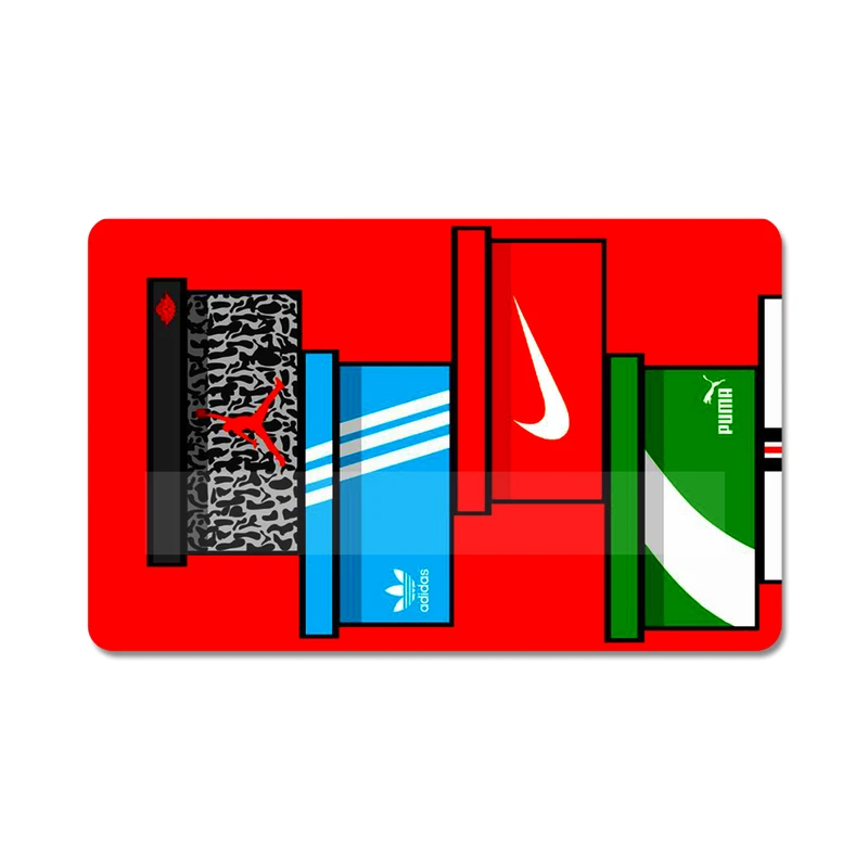 استیکر کارت مدل کفش ها کد 1025