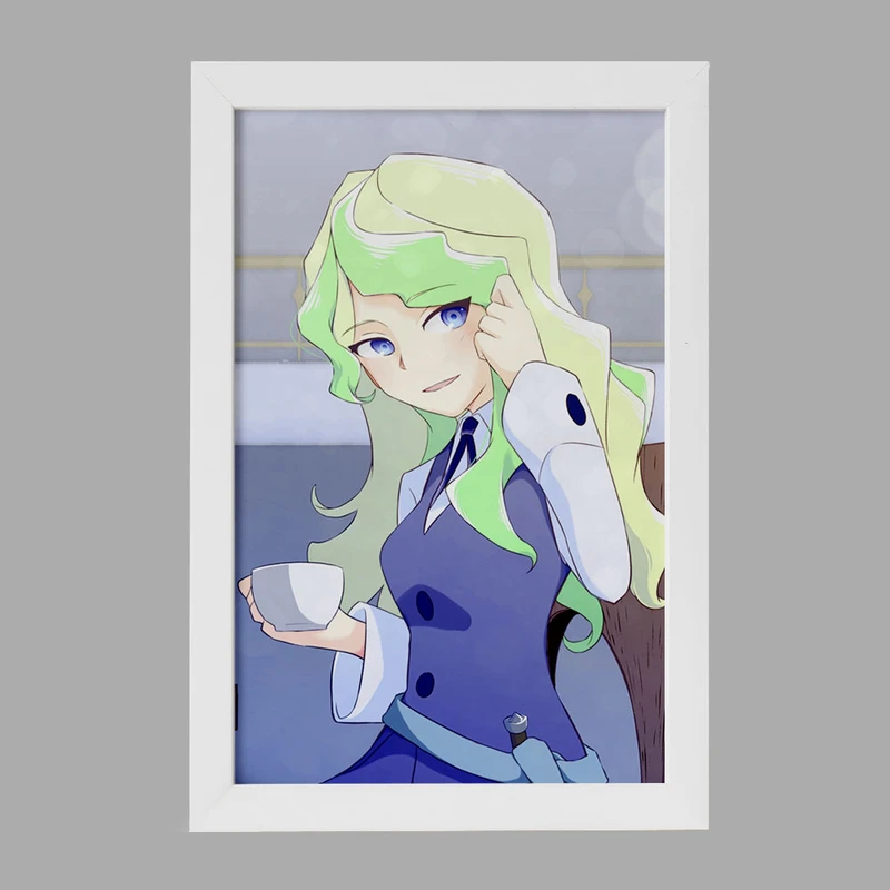 تابلو خندالو مدل دیانا انیمه جادوگران کوچک Little Witch Academia  کد 22872