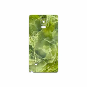 MAHOOT Green Crystal Marble Cover Sticker for Samsung Galaxy Note 4