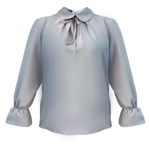 بلوز آستین بلند زنانه مدل 140141636 رنگ طوسی