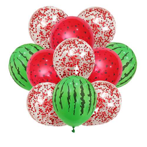 بادکنک مسترتم طرح یلدا پولکی بسته 12 عددی