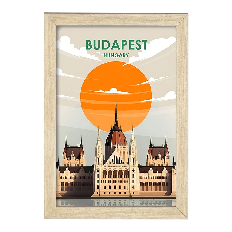 تابلو خندالو مدل بوداپست (Budapest) کد F6321