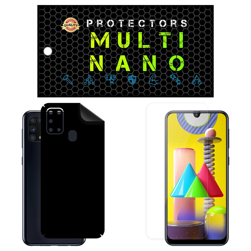 محافظ صفحه نمایش مولتی نانو مدل X-SFM مناسب برای گوشی موبایل سامسونگ Galaxy M31 Prime به همراه برچسب پوششی