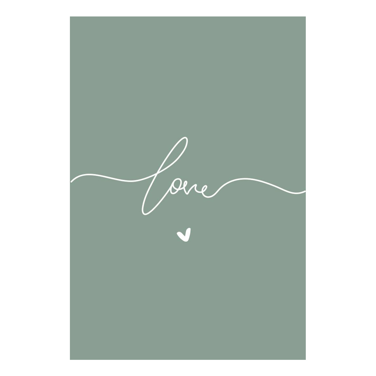 کارت پستال ماهتاب طرح love کد 1706
