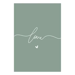 کارت پستال ماهتاب طرح love کد 1706