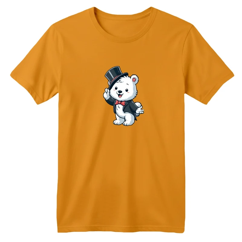 تی شرت آستین کوتاه بچگانه مدل خرسی کد 01