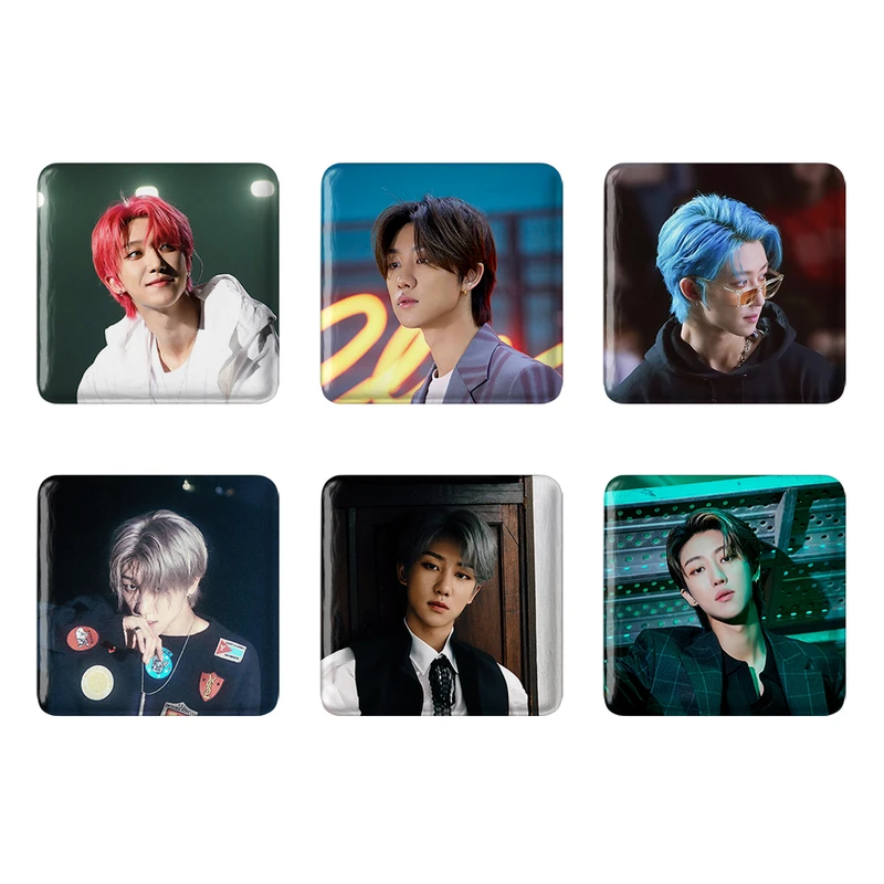 مگنت خندالو طرح دی ایت گروه سونتین Seventeen کد 1297B مجموعه 6 عددی