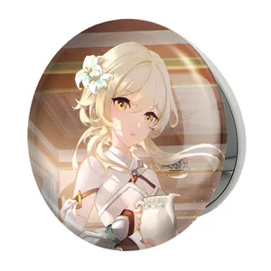 آینه جیبی خندالو طرح بازی گنشین ایمپکت Genshin Impact مدل تاشو کد 24618 