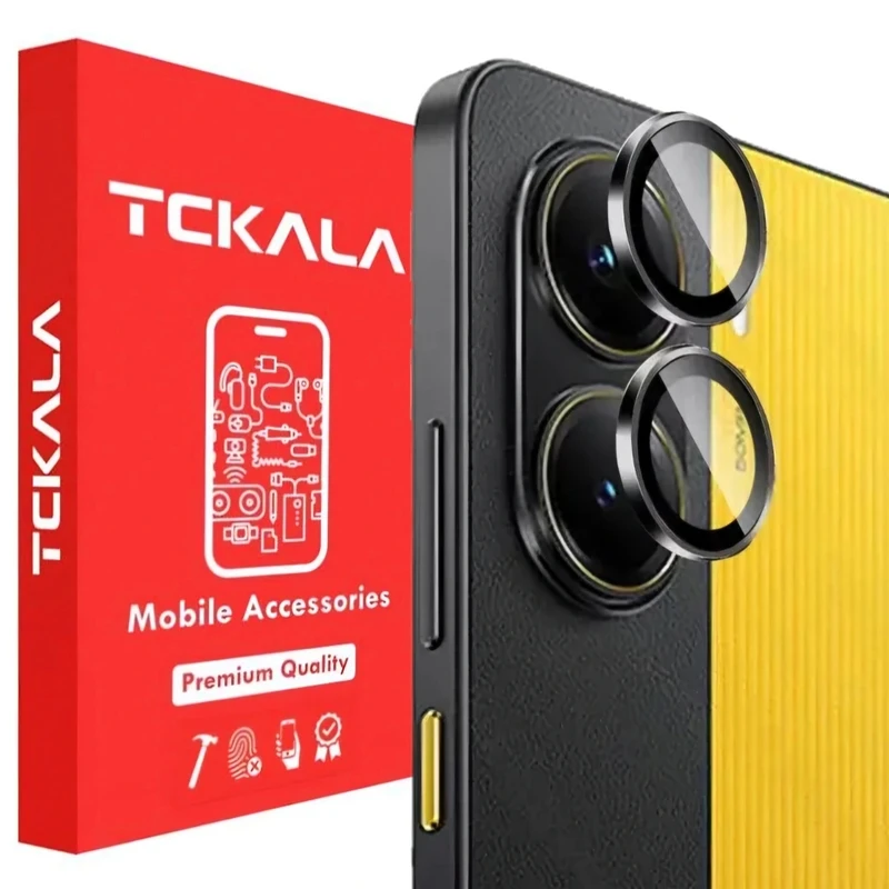 محافظ لنز دوربین تیسیکالا مدل رینگی مناسب برای گوشی موبایل شیائومی POCO X7 Pro